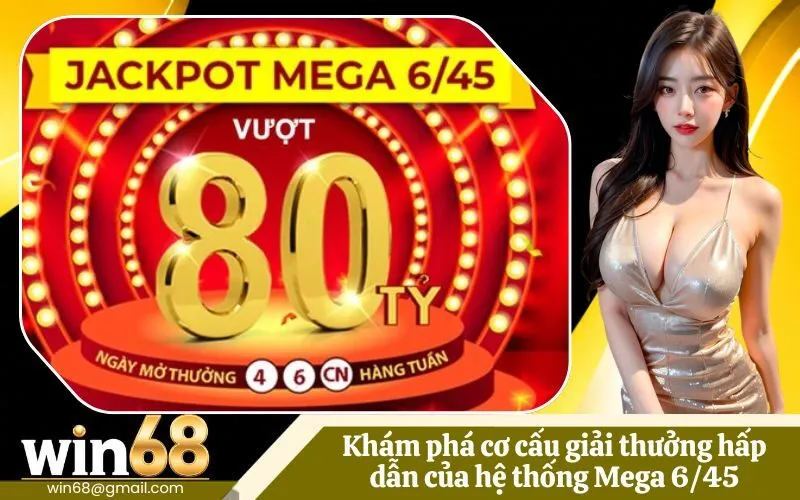 Khám phá cơ cấu giải thưởng hấp dẫn của hệ thống Mega 645