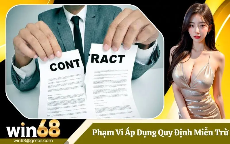 Phạm Vi Áp Dụng Quy Định Miễn Trừ