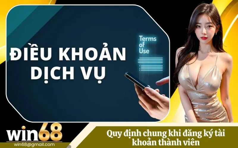 Quy định chung khi đăng ký tài khoản thành viên