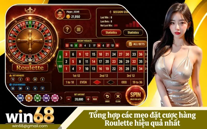 Tổng hợp các mẹo đặt cược hàng Roulette hiệu quả nhất